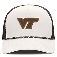 Casquette ajustable Fanatics Natural Virginia Tech Hokies Bronco Trucker pour homme