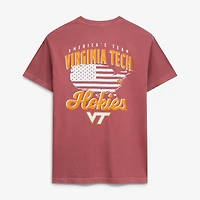 T-shirt homme bordeaux Virginia Tech Hokies, l'équipe américaine