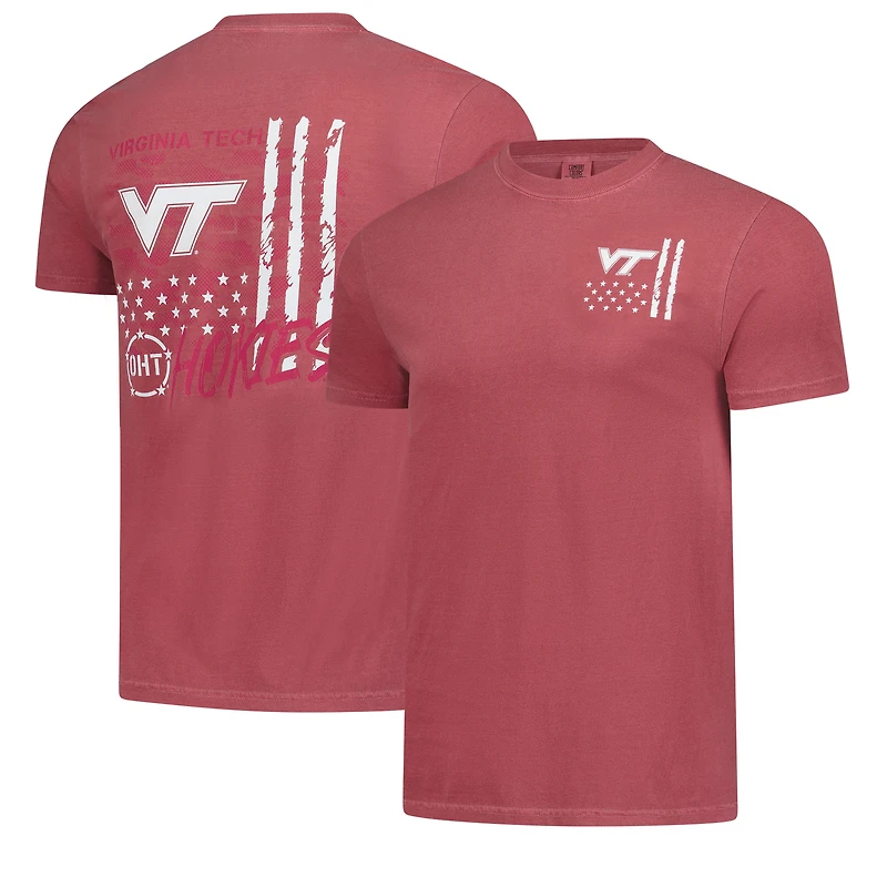 T-shirt camouflage marron Virginia Tech Hokies OHT pour homme