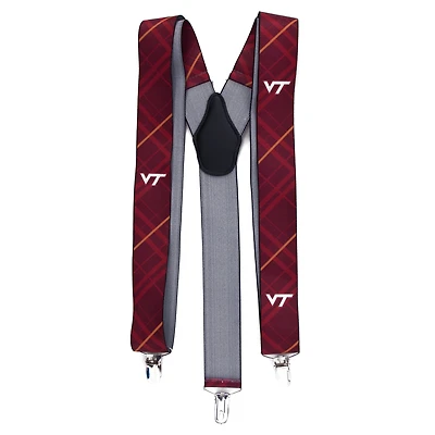 Bretelles bordeaux pour hommes Virginia Tech Hokies