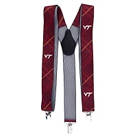 Bretelles bordeaux pour hommes Virginia Tech Hokies
