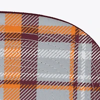 Men's Mitchell & Ness  Gray/Maroon Virginia Tech Hokies Plaid OG Snapback Hat