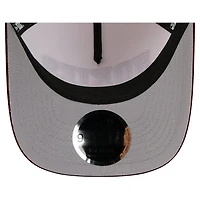 Men's New Era Maroon/Cream Virginia Tech Hokies Arch Two-Tone Corduroy 9FORTY A-Frame Adjustable Hat