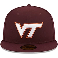 Men's New Era Maroon Virginia Tech Hokies 59FIFTY Fitted Hat
