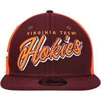 Men's New Era  Maroon Virginia Tech Hokies Outright 9FIFTY Snapback Hat