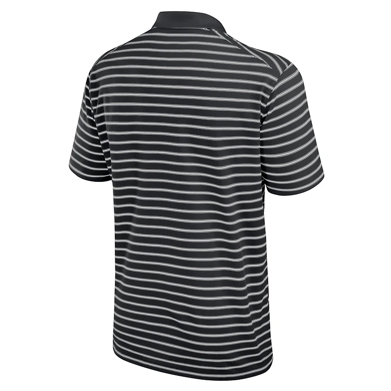 Men's Nike Black Virginia Tech Hokies Victory Stripe Performance Polo