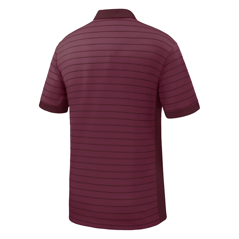 Men's Nike Garnet Virginia Tech Hokies Victory Stripe Dri-FIT Polo