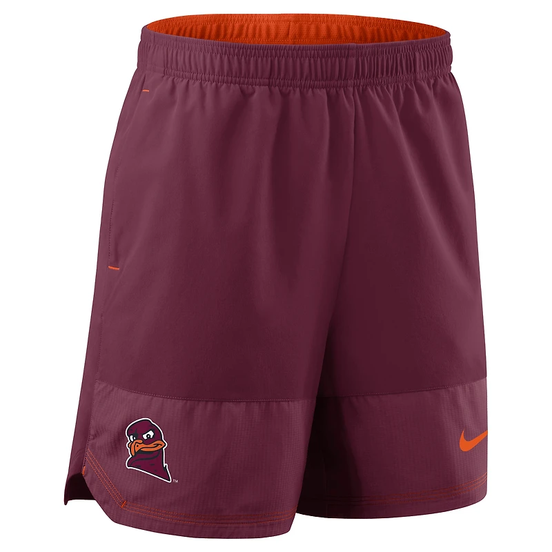 Men's Nike Garnet Virginia Tech Hokies Woven Dri-FIT Shorts