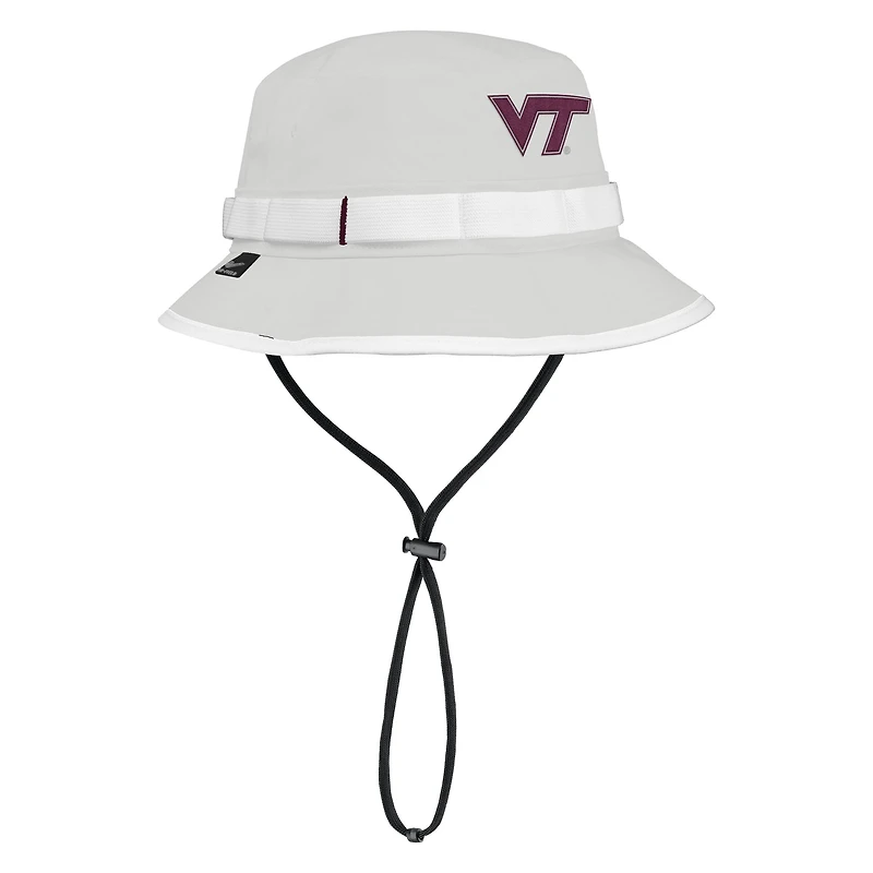 Men's Nike  Gray Virginia Tech Hokies 2025 On-Field Boonie Performance Bucket Hat