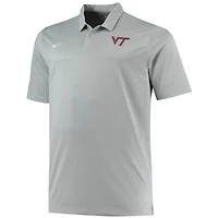 Men's Nike Heathered Gray Virginia Tech Hokies Big & Tall Performance Polo