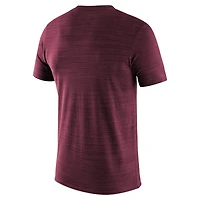 T-shirt Nike Maroon Virginia Tech Hokies 2024 Sideline Velocity Legend Performance pour homme