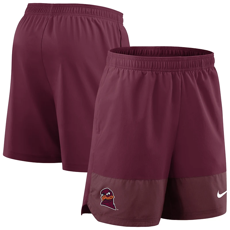 Men's Nike Maroon Virginia Tech Hokies 2025 Sideline Dri-FIT Shorts