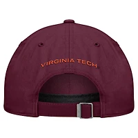 Casquette ajustable Nike bordeaux Virginia Tech Hokies 2026 Sideline Club pour homme