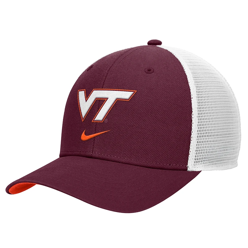 Men's Nike Maroon Virginia Tech Hokies Rise Trucker Dri-FIT Adjustable Hat