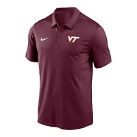 Polo Nike Victory Solid Performance bordeaux pour homme des Virginia Tech Hokies