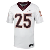 Maillot de football Nike #1 Virginia Tech Hokies Untouchable pour homme blanc