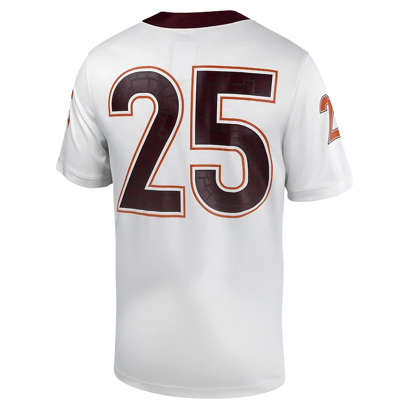 Maillot de football Nike #1 Virginia Tech Hokies Untouchable pour homme blanc