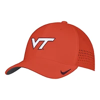 Casquette Nike orange Virginia Tech Hokies 2025 Performance Flex pour homme