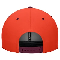 Casquette Snapback Pro Performance Nike blanche/orange pour homme Virginia Tech Hokies
