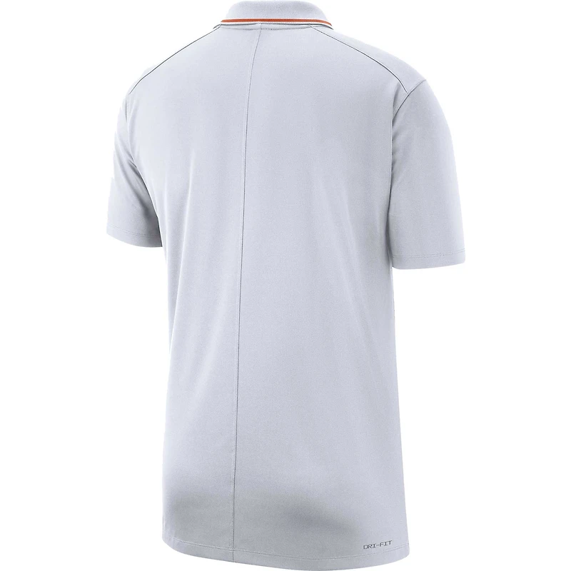 Polo Nike Virginia Tech Hokies Coaches Performance pour homme - Blanc
