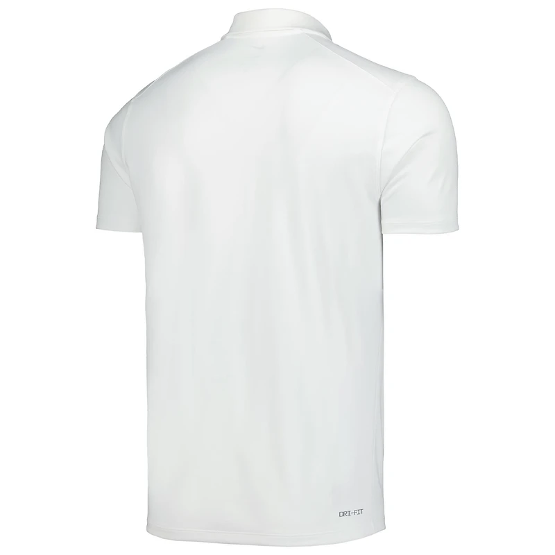 Men's Nike White Virginia Tech Hokies 2024 Early Season Coaches Sideline Polo
