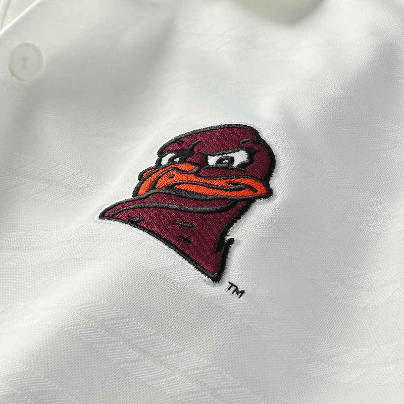 Men's Nike White Virginia Tech Hokies 2024 Early Season Coaches Sideline Polo