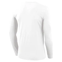 Men's Nike White Virginia Tech Hokies 2025 Courtside Basketball Shootaround Dri-FIT Long Sleeve T-Shirt