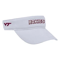 Men's Nike White Virginia Tech Hokies 2025 On-Field Ace Performance Adjustable Visor