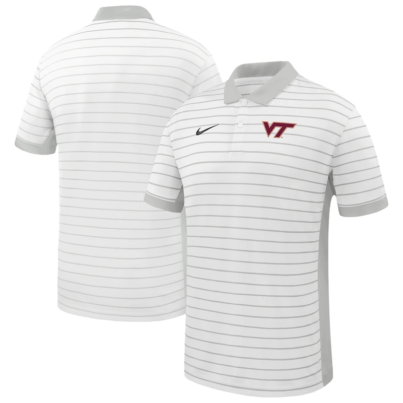 Men's Nike Garnet Virginia Tech Hokies Victory Stripe Dri-FIT Polo