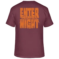 T-shirt Retro original Brand pour homme, bordeaux, Virginia Tech Hokies, Metallica
