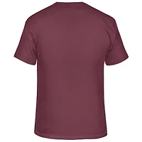 T-shirt rétro original pour homme de la marque Retro, bordeaux, Virginia Tech Hokies, Metallica