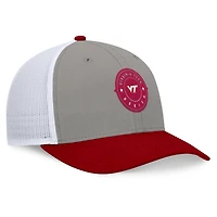 Men's Top of the World Gray/Maroon Virginia Tech Hokies Rob Trucker Adjustable Hat