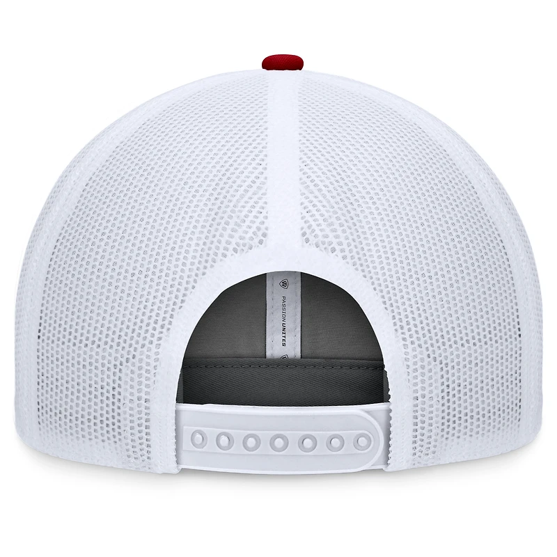 Casquette réglable Top of the World pour hommes, gris/marron, Virginia Tech Hokies Rob Trucker