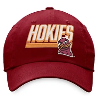 Casquette réglable Hokies Slice Top of the World Virginia Tech marron pour homme