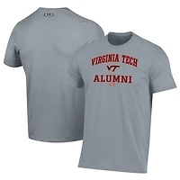 Men's Under Armour  Gray Virginia Tech Hokies Alumni Performance T-Shirt