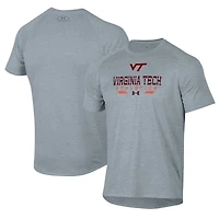 Men's Under Armour  Gray Virginia Tech Hokies Athletics T-Shirt