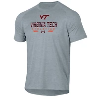 Men's Under Armour  Gray Virginia Tech Hokies Athletics T-Shirt