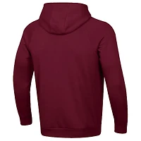 Sweat à capuche en polaire Under Armour Lacrosse All Day Arch Bordeaux pour homme des Virginia Tech Hokies