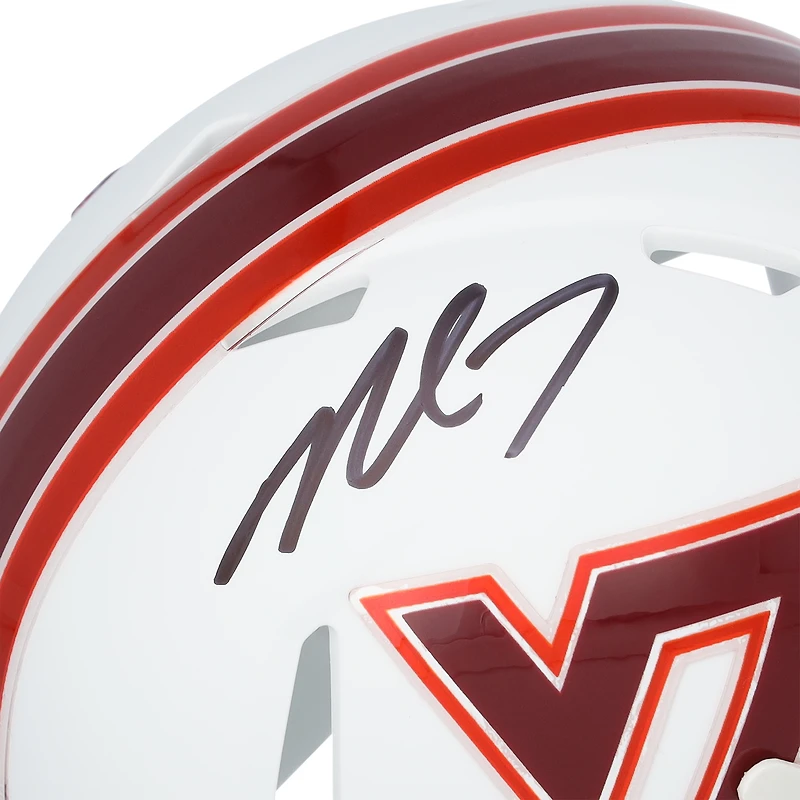 Michael Vick Virginia Tech Hokies Autographed Riddell Speed Mini Helmet  