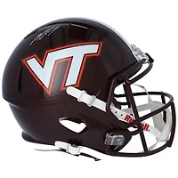 Michael Vick Virginia Tech Hokies Autographed Riddell Speed Replica Helmet