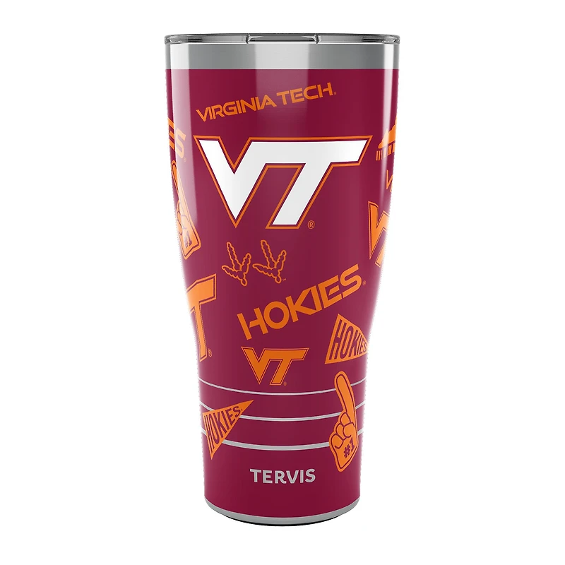 Gobelet Tervis Virginia Tech Hokies 30 oz avec couvercle coulissant