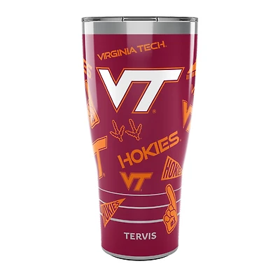 Gobelet Tervis Virginia Tech Hokies 30 oz avec couvercle coulissant