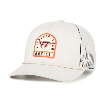 Casquette de camionneur ajustable unisexe « 47 » crème Virginia Tech Hokies Core & Inline Gravestone