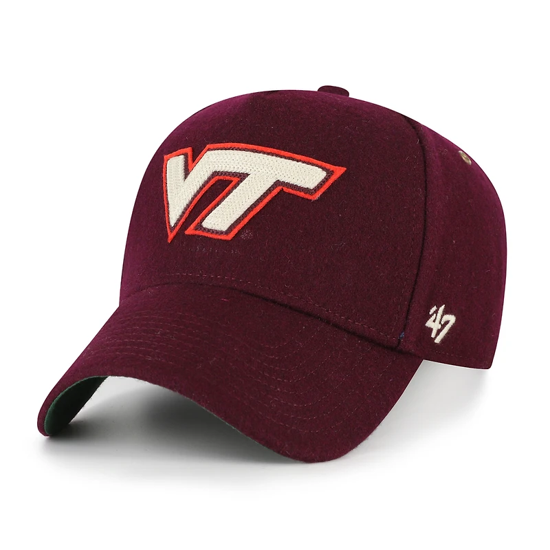 Unisex '47 Maroon Virginia Tech Hokies Collections Golden Age Offside DT Adjustable Hat