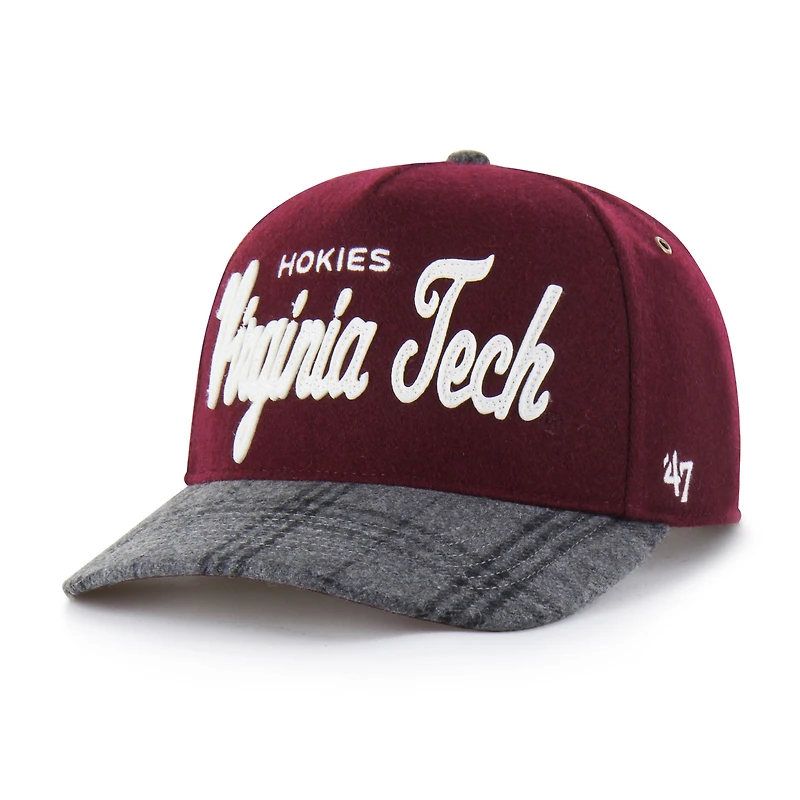 V111020 VATECH NCAA 47B FA25 Collections Plaid Windowpane Plaid Script Hitch HATMENSTR C-WNDPF130WIP-KM #4