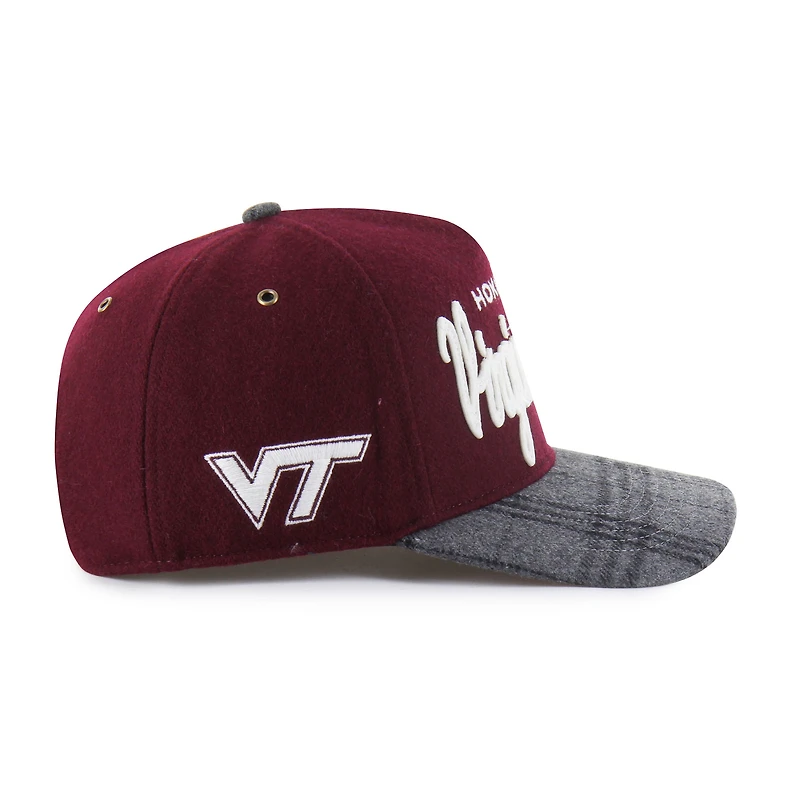 V111020 VATECH NCAA 47B FA25 Collections Plaid Windowpane Plaid Script Hitch HATMENSTR C-WNDPF130WIP-KM #4