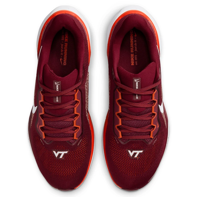 Chaussures de course unisexes Nike Zoom Pegasus 41 Virginia Tech Hokies Bordeaux