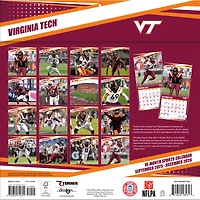 Virginia Tech Hokies 12” x 12” 2026 Team Wall Calendar