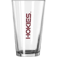 Virginia Tech Hokies 16oz. Verre à pinte du jour du match avec le mot-symbole de l'équipe