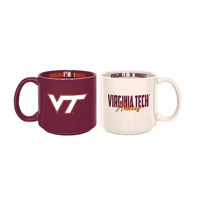 Virginia Tech Hokies 2-Pack 15oz. Stackable Mug Set